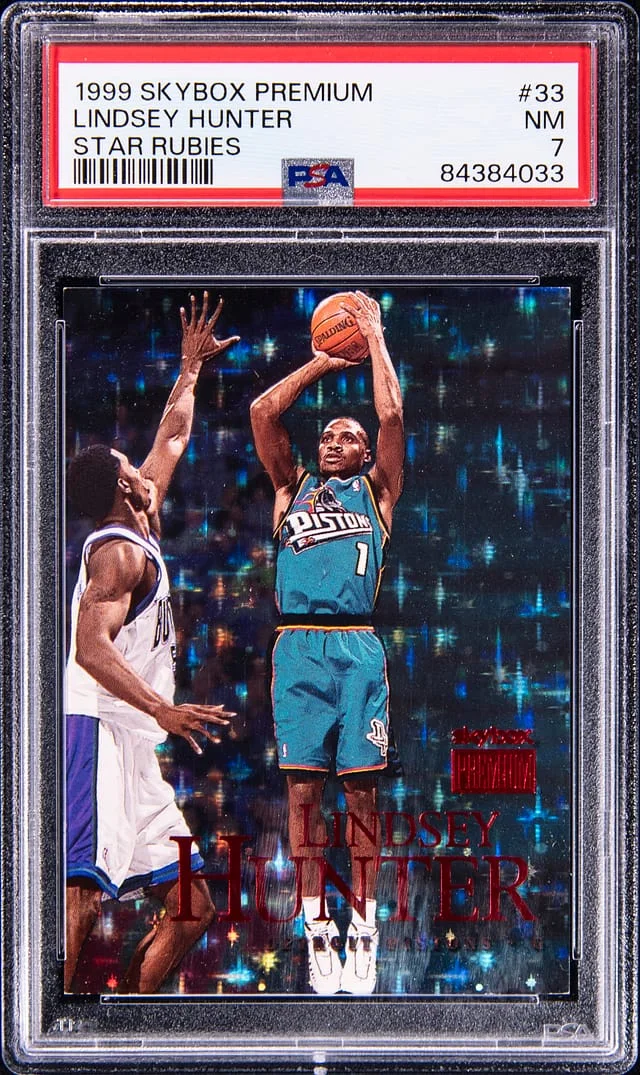1999 SkyBox Premium Lindsey Hunter Star Rubies #33 card image