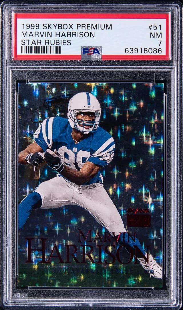 1999 SkyBox Premium Marvin Harrison Star Rubies #51 card image