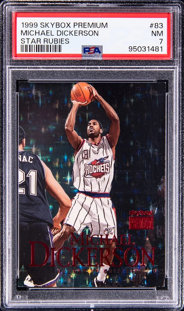 1999 SkyBox Premium Michael Dickerson Star Rubies #83 card image