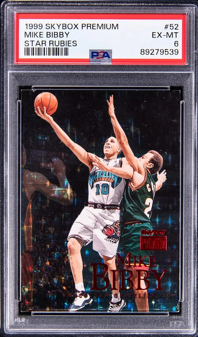 1999 SkyBox Premium Mike Bibby Star Rubies #52 card image