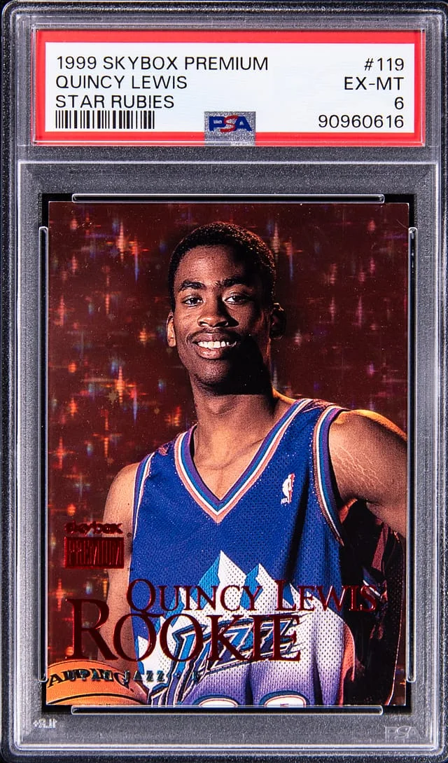 1999 SkyBox Premium Quincy Lewis Star Rubies #119 card image
