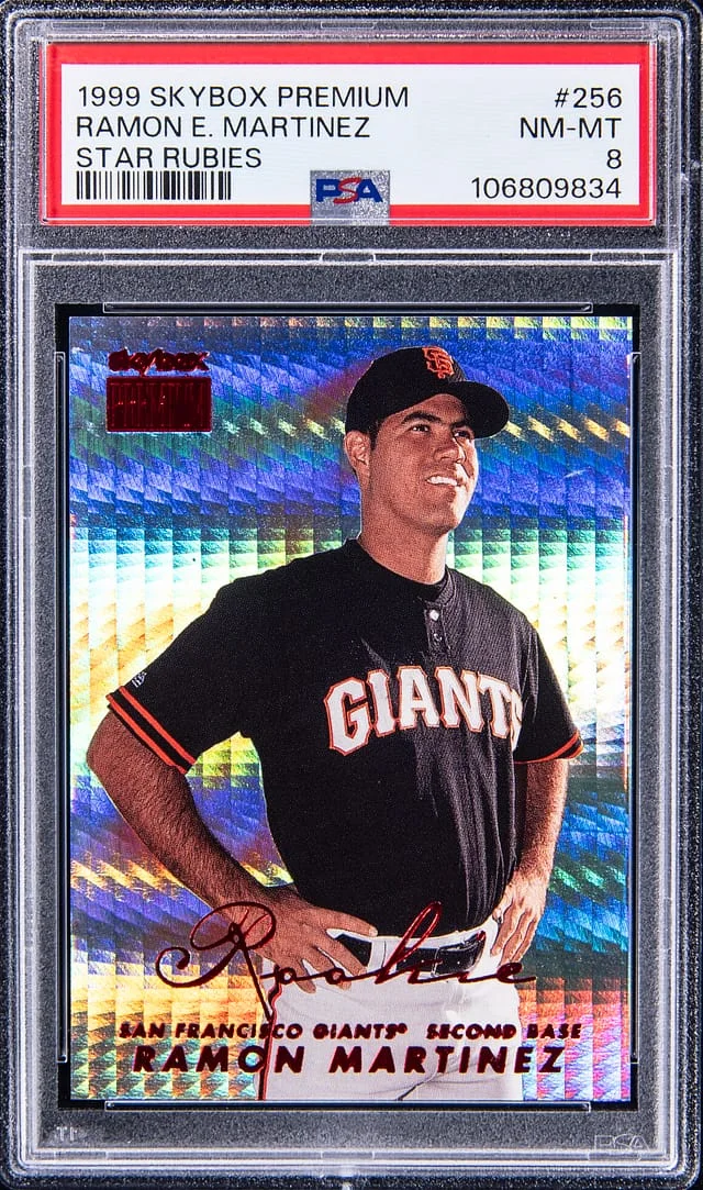 1999 SkyBox Premium Ramon E. Martinez Star Rubies #256 card image