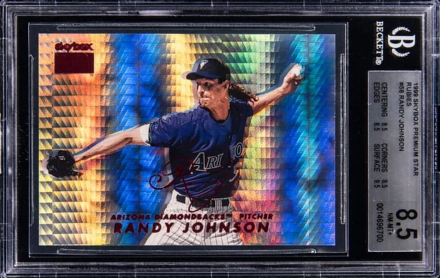 1999 SkyBox Premium Randy Johnson Star Rubies #58 card image