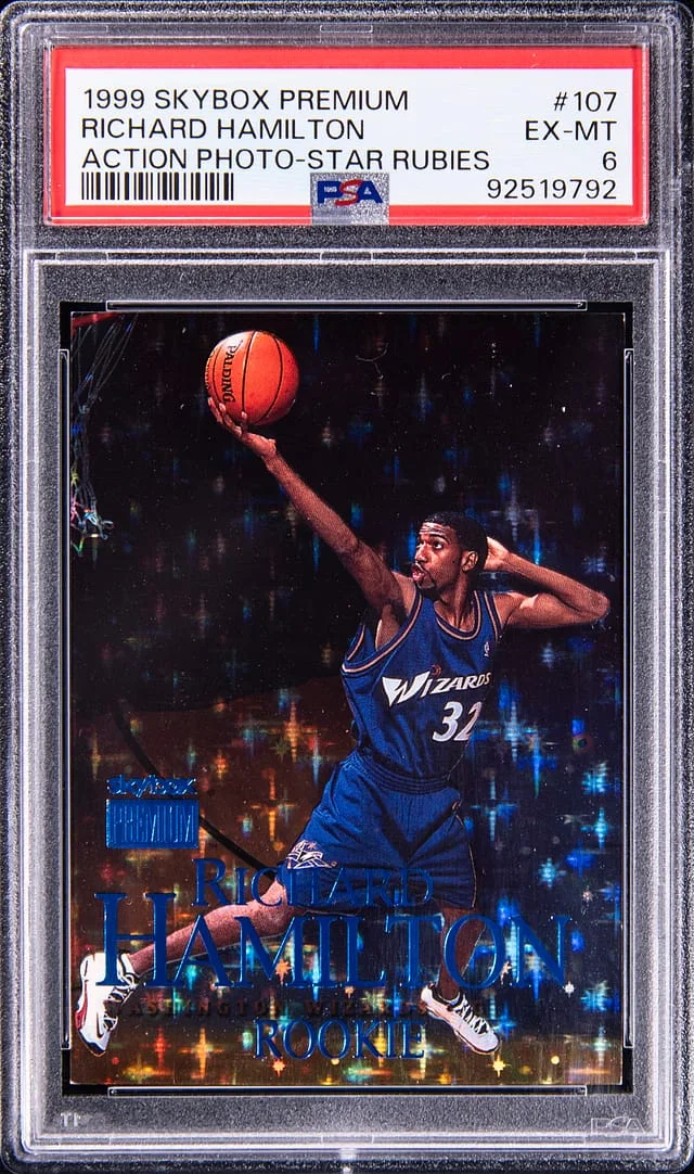 1999 SkyBox Premium Richard Hamilton Star Rubies #107 card image