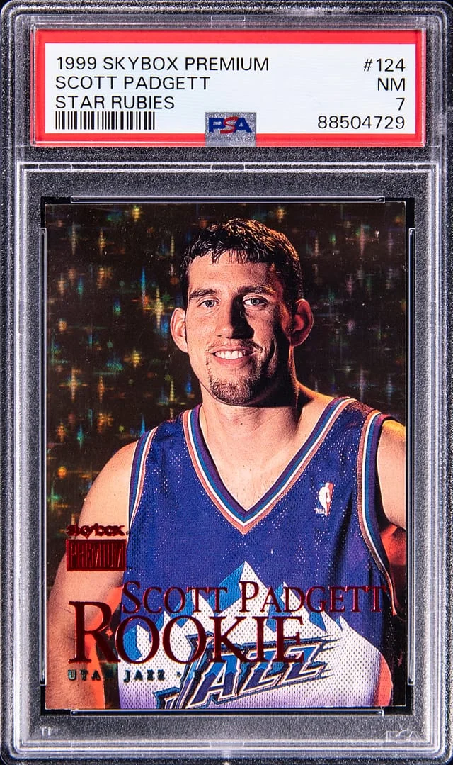 1999 SkyBox Premium Scott Padgett Star Rubies #124 card image