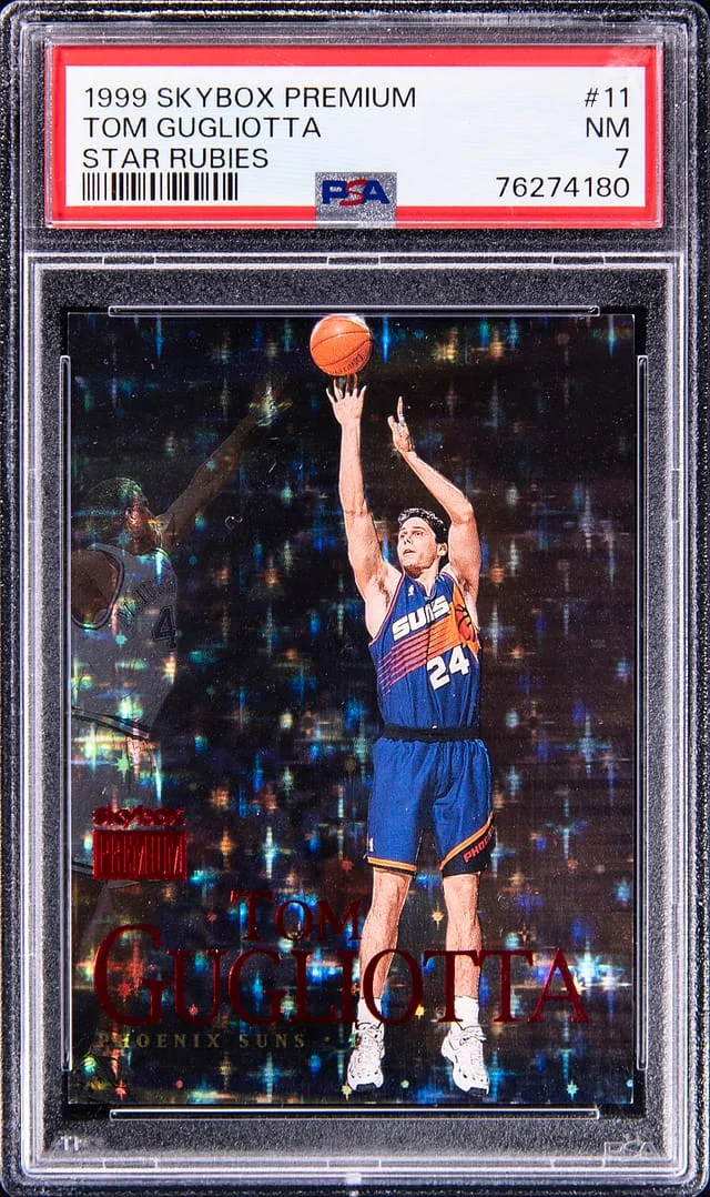 1999 SkyBox Premium Tom Gugliotta Star Rubies #11 card image