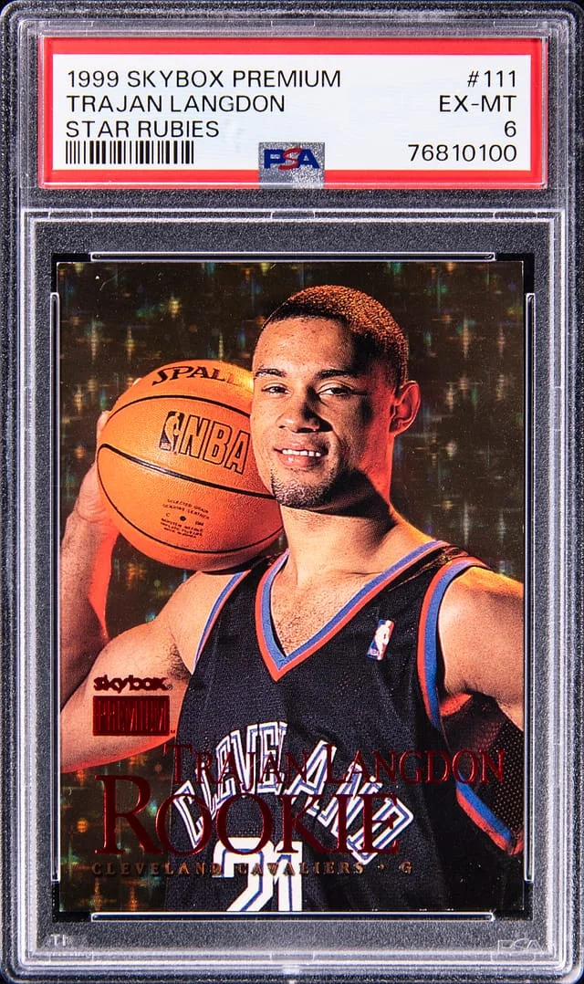 1999 SkyBox Premium Trajan Langdon Star Rubies #111 card image