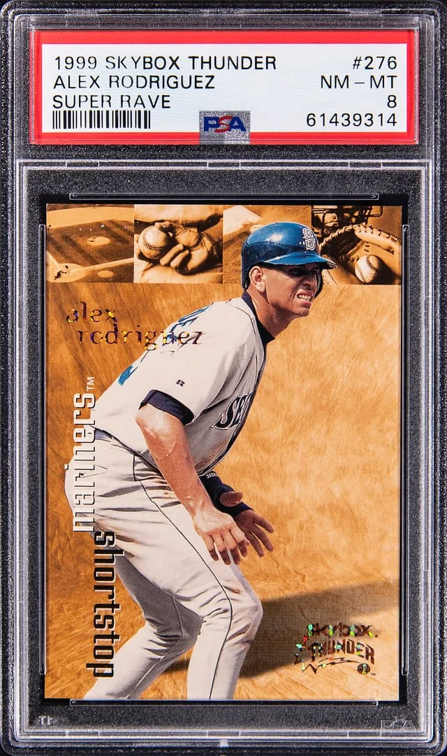 1999 SkyBox Thunder Alex Rodriguez Super Rave #276 card image