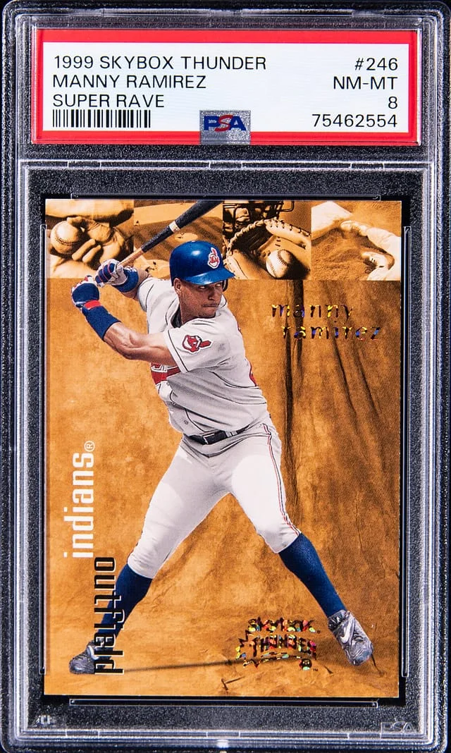 1999 SkyBox Thunder Manny Ramirez Super Rave #246 card image