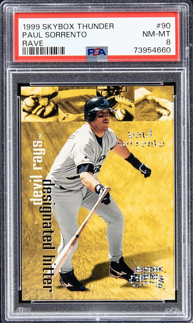 1999 SkyBox Thunder Paul Sorrento Rave #90 card image
