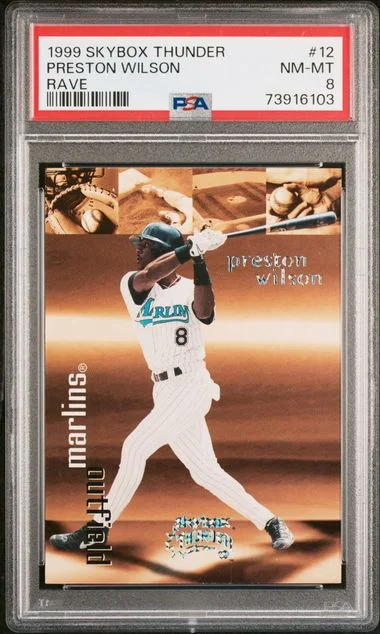 1999 SkyBox Thunder Preston Wilson Rave #12 card image