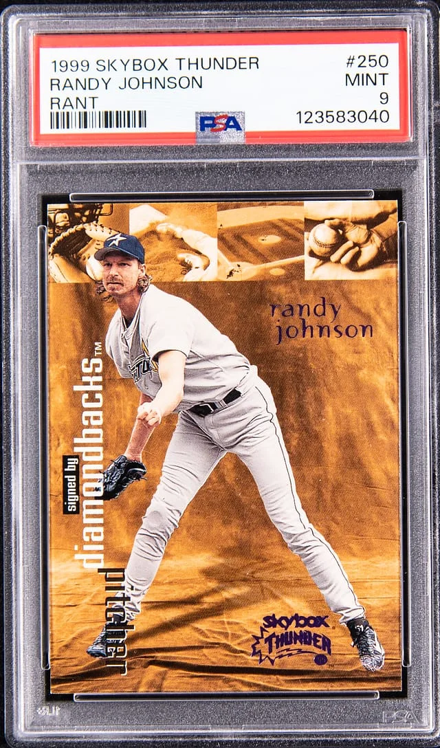 1999 SkyBox Thunder Randy Johnson Rant #250 card image