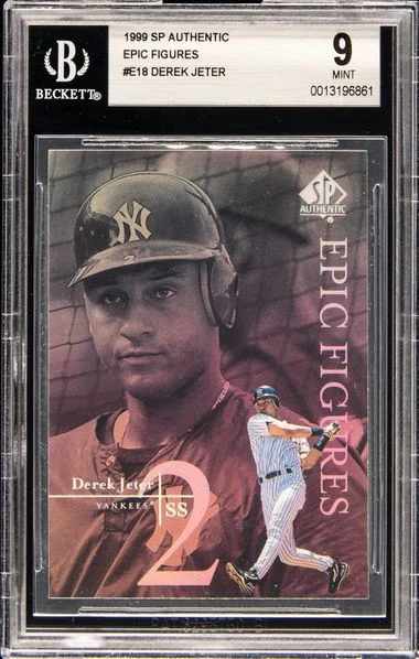 1999 SP Authentic Derek Jeter Epic Figures #E18 card image