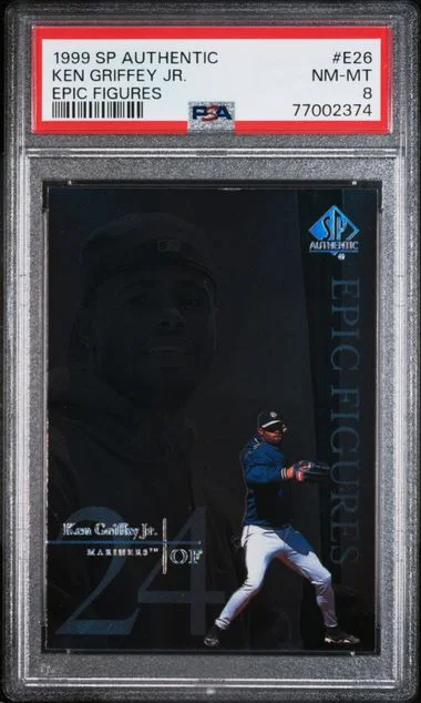 1999 SP Authentic Ken Griffey Jr. Epic Figures #E26 card image