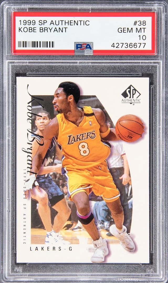 1999 SP Authentic Kobe Bryant #38 card image