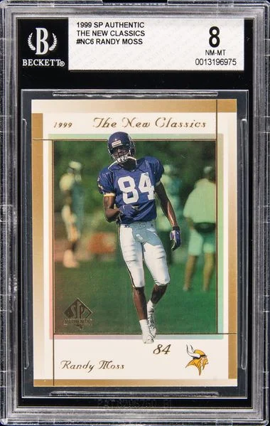 1999 SP Authentic Randy Moss New Classics #NC6 card image