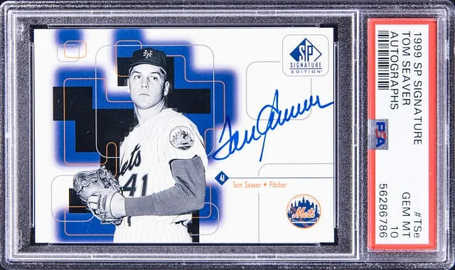 1999 Sp Signature Autographs Tom Seaver #TSe card image