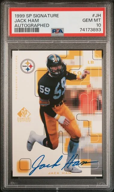 1999 SP Signature Jack Ham #JH card image