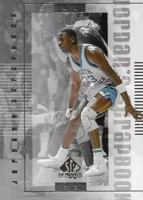 1999 SP Top Prospects Michael Jordan Jordan's Scrapbook #J1 card image