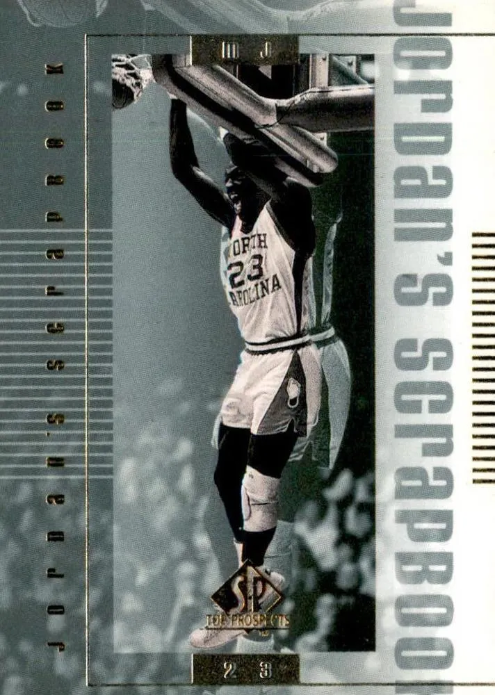 1999 SP Top Prospects Michael Jordan Jordan's Scrapbook #J13 card image