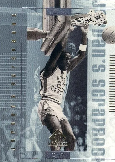 1999 SP Top Prospects Michael Jordan Jordan's Scrapbook #J15 card image
