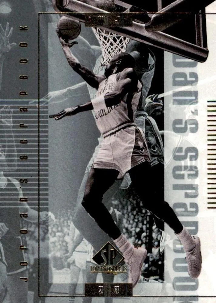 1999 SP Top Prospects Michael Jordan Jordan's Scrapbook #J16 card image