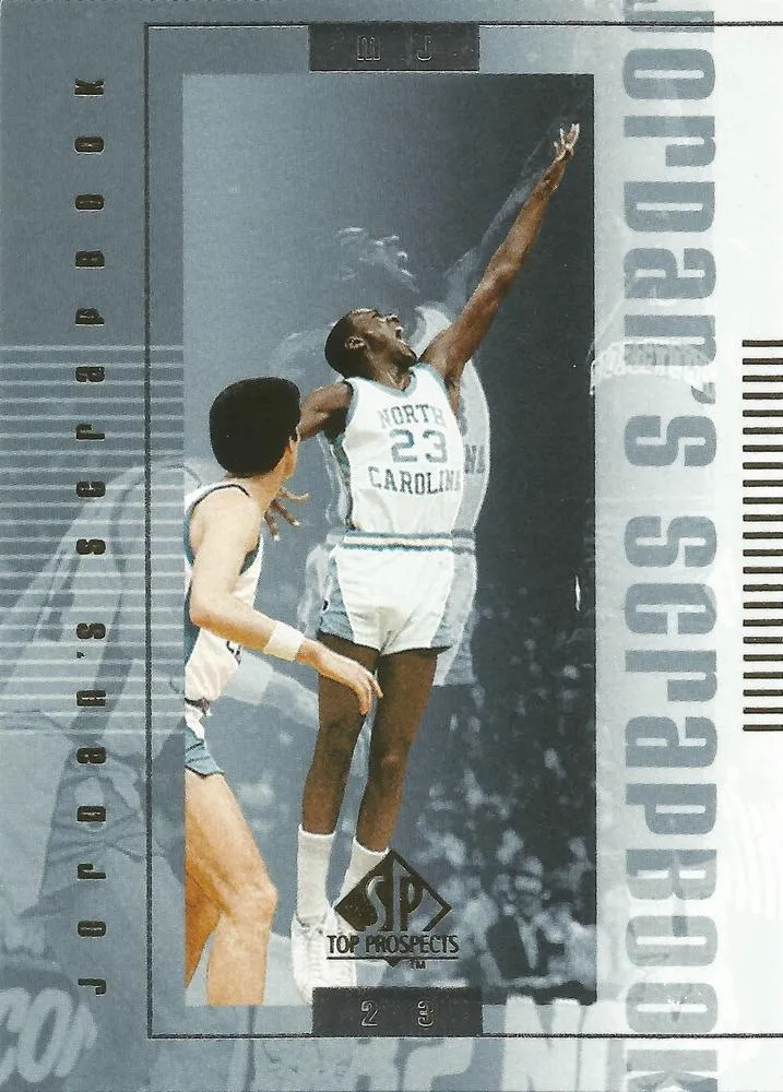 1999 SP Top Prospects Michael Jordan Jordan's Scrapbook #J17 card image