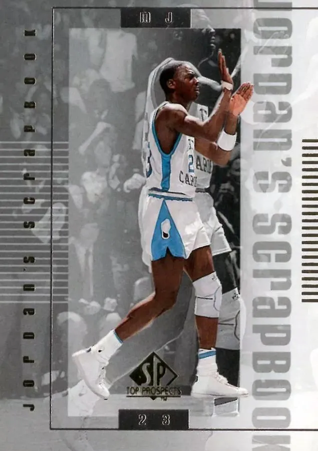 1999 SP Top Prospects Michael Jordan Jordan's Scrapbook #J2 card image
