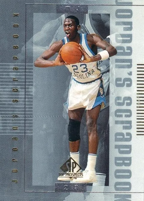 1999 SP Top Prospects Michael Jordan Jordan's Scrapbook #J5 card image