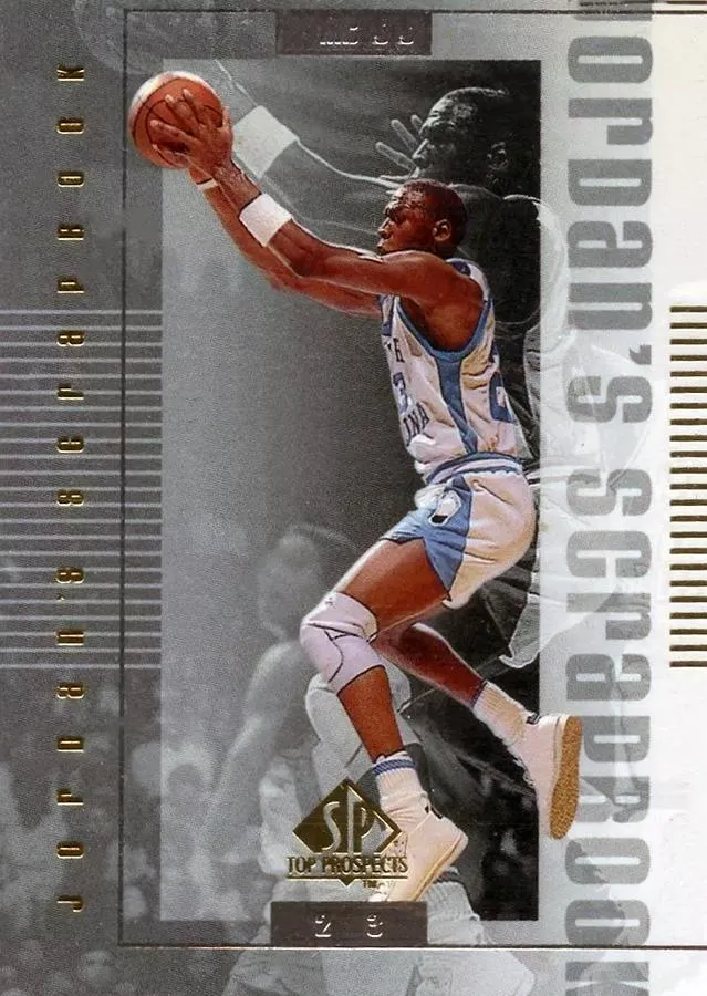 1999 SP Top Prospects Michael Jordan Jordan's Scrapbook #J6 card image