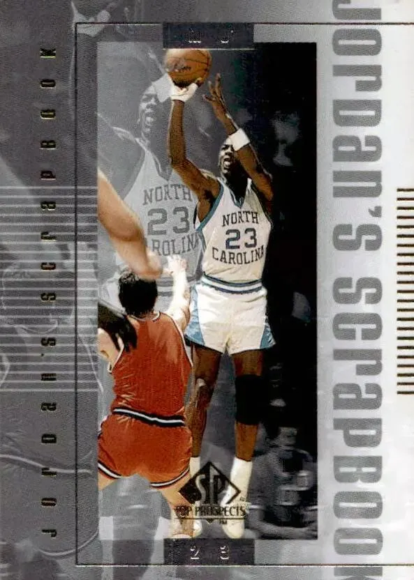 1999 SP Top Prospects Michael Jordan Jordan's Scrapbook #J9 card image