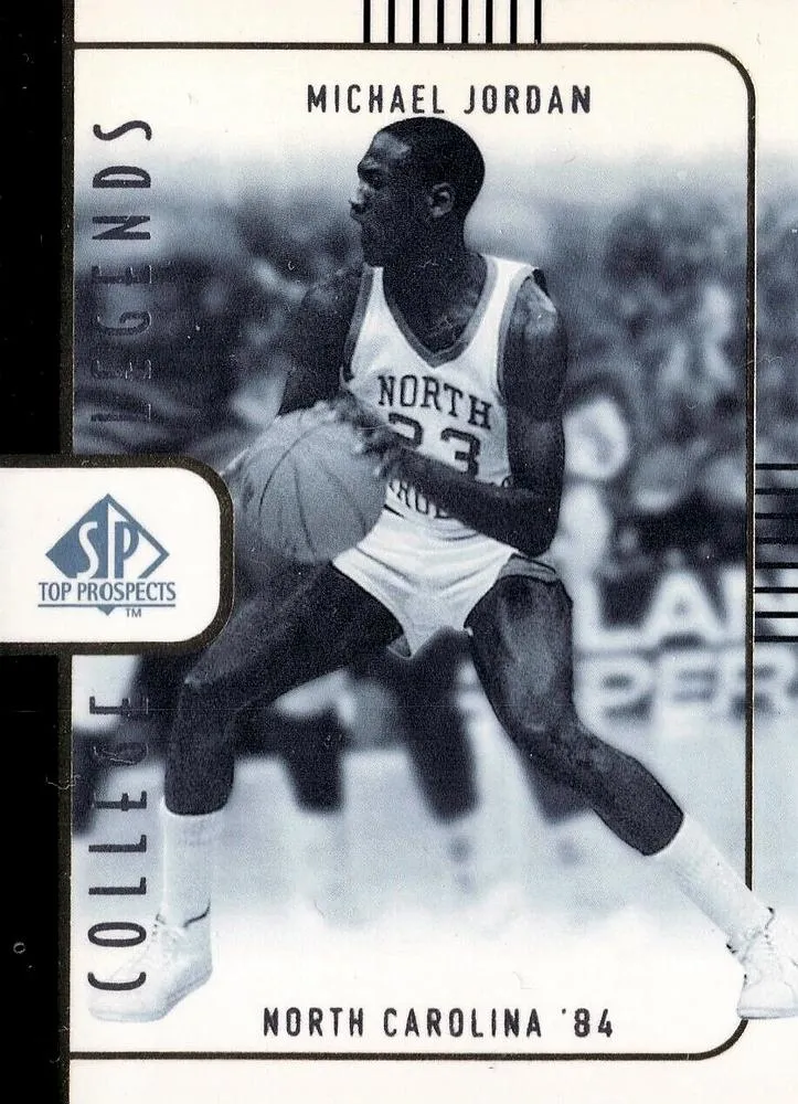 1999 SP Top Prospects Michael Jordan College Legends #L2 card image