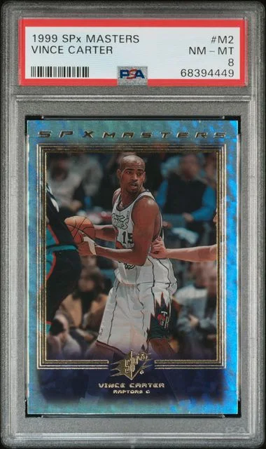 1999 SPx Vince Carter Masters #M2 card image