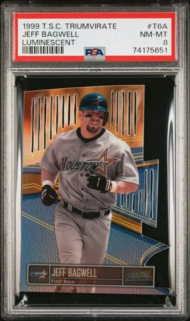 1999 Stadium Club Jeff Bagwell Triumvirate #T6A card image