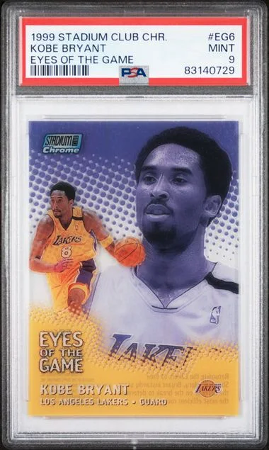 1999 Stadium Club Kobe Bryant Chrome Eyes Of The Game #EG6 card image
