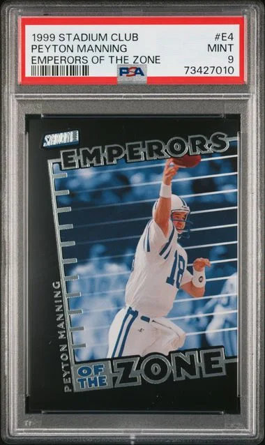 1999 Stadium Club Peyton Manning Emperors Of The Zone #E4 card image