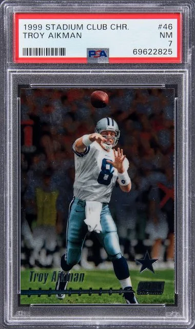 1999 Stadium Club Troy Aikman Chrome #46 card image