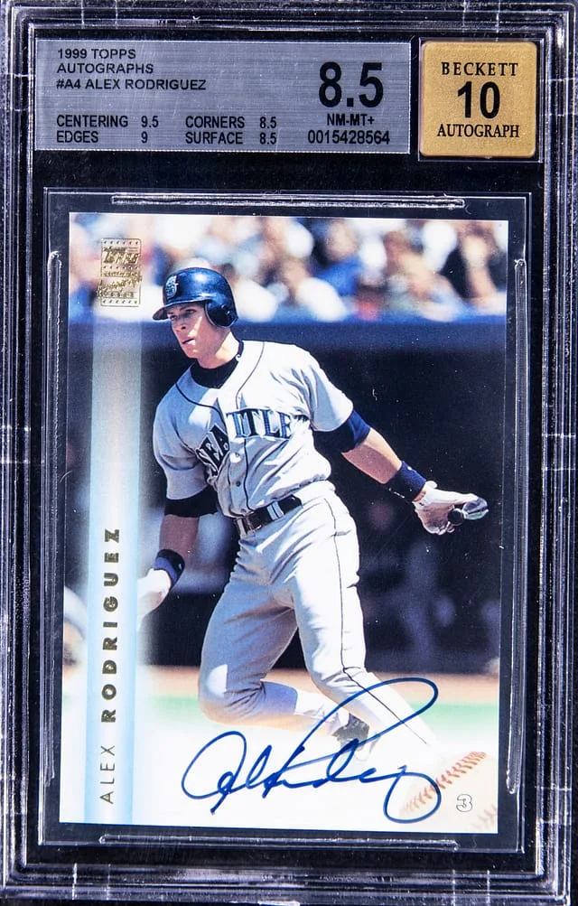 1999 Topps Alex Rodriguez #A4 card image