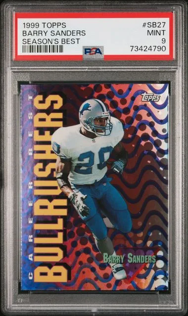 1999 Topps Barry Sanders Season'S Best Season'S Best #Sb27 card image