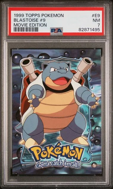 1999 Topps Blastoise #9 Pokemon The Movie EDT #E9 card image