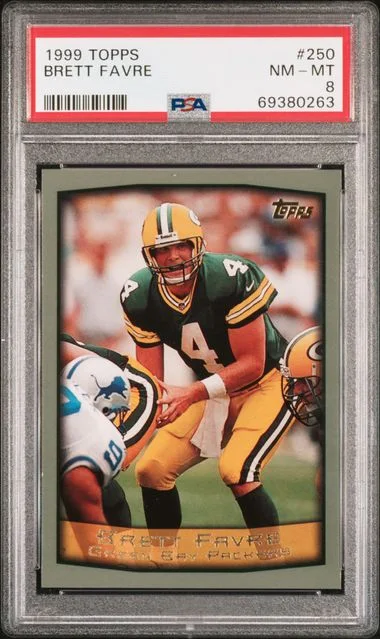 1999 Topps Brett Favre #250 card image