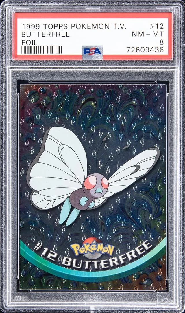 1999 Topps Butterfree Pokemon Tv Foil-Italian #12 card image