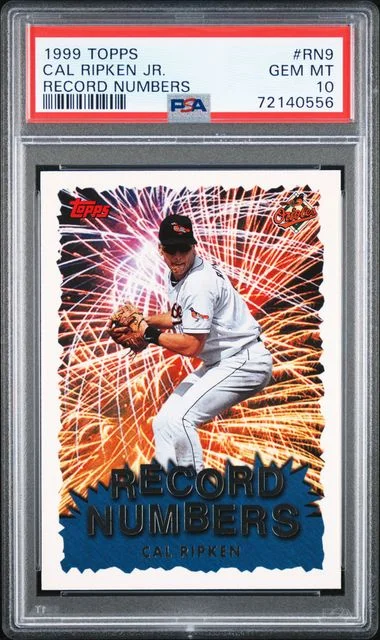1999 Topps Cal Ripken Jr. Record Numbers #RN9 card image