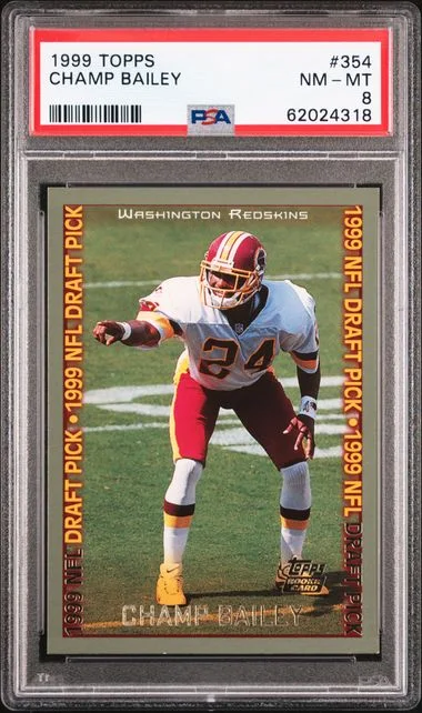1999 Topps Champ Bailey #354 card image