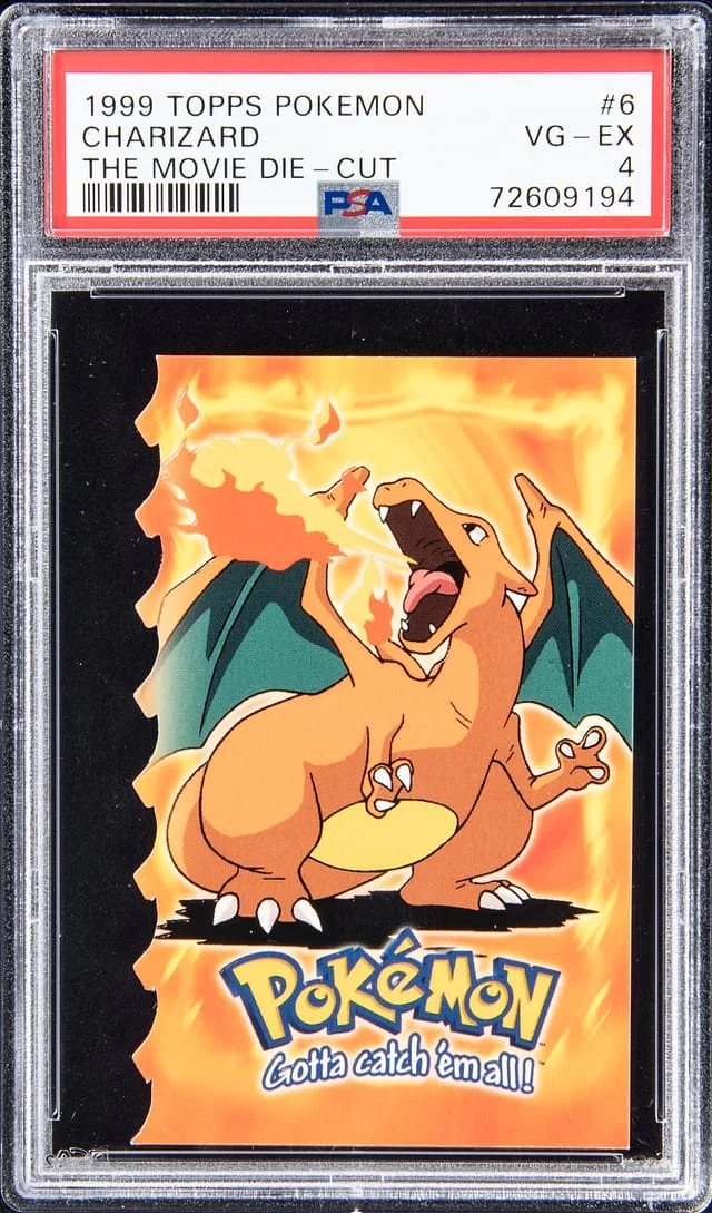 1999 Topps Charizard Pokemon T.V. #6 card image