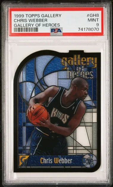 1999 Topps Chris Webber Gallery Gallery Of Heroes #GH8 card image
