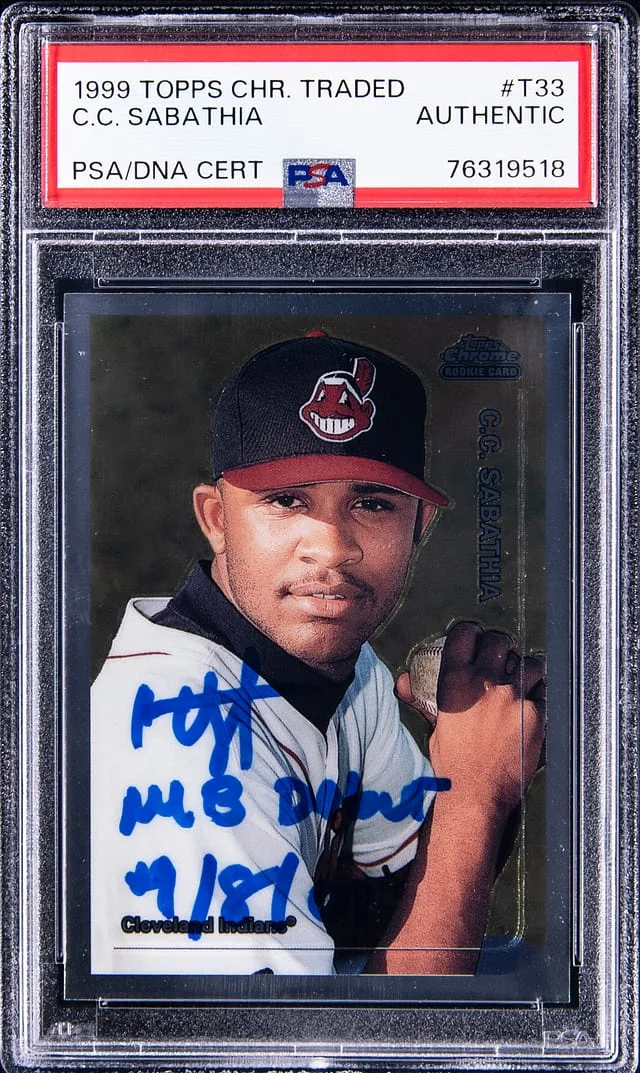 1999 Topps Chrome C.C. Sabathia Traded #T33 card image