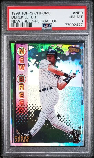 1999 Topps Chrome Derek Jeter New Breed #NB9 card image