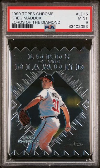 1999 Topps Chrome Greg Maddux Lords Of The Diamond Lords Of The Diamond #LD15 card image
