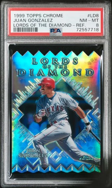 1999 Topps Chrome Juan Gonzalez Lords Of The Diamond Refractor #LD8 card image